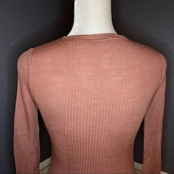 T By Alexander Wang Merino wool-blend ribbed top - Picture 10 of 12